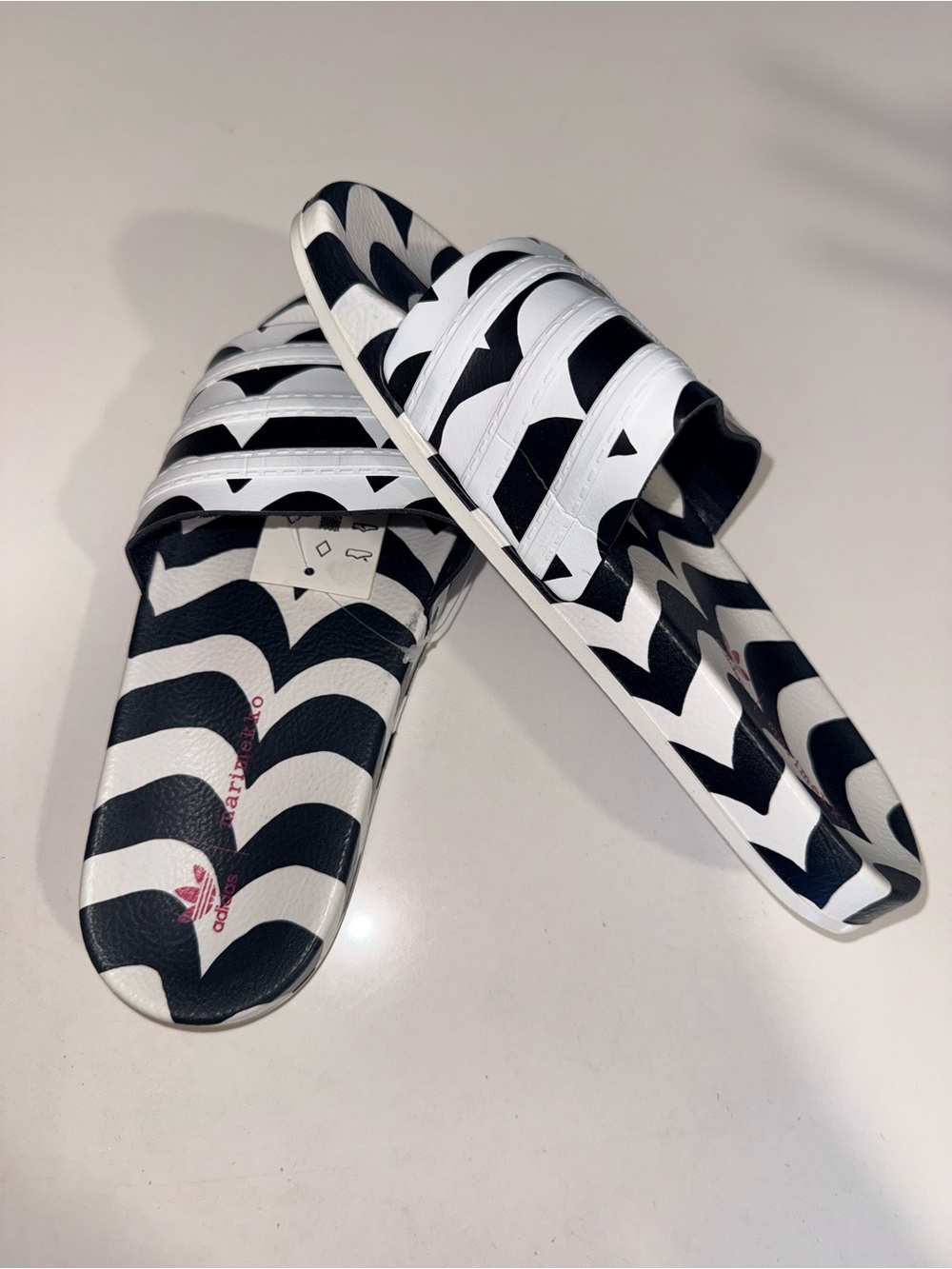 Adidas Adilette W Originals Sandals – Black & White